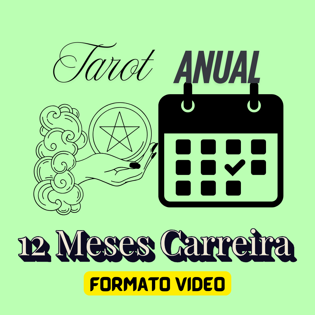 Visão Geral 12 Meses Carreira - Tarot Video